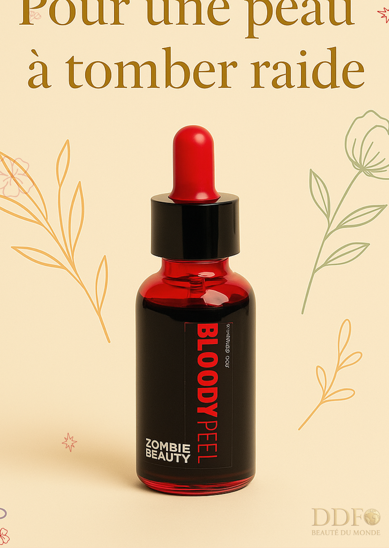 ZOMBIE BEAUTY – Bloody Peel
- Pas un film d’horreur. Juste un soin qui efface les peaux mortes et les mauvaises vibes.