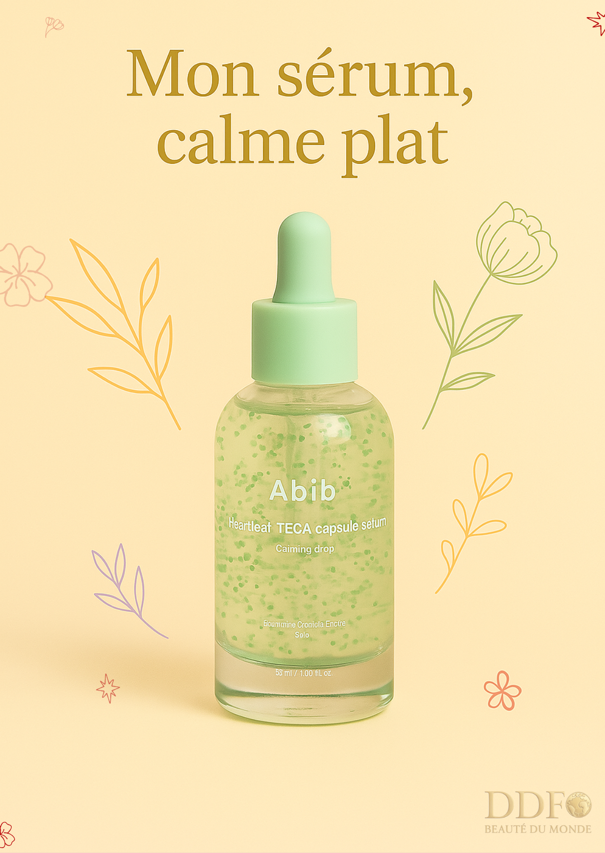 ABIB – Heartleaf Teca Calming Serum: Capsule Drop - Ta peau panique ? Ce sérum lui chuchote : ‘Respire, je gère’