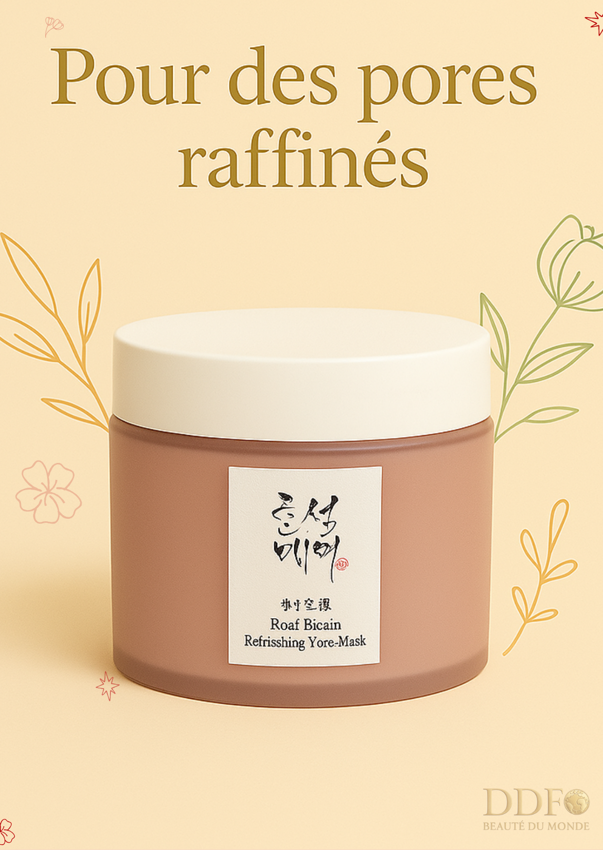BEAUTY OF JOSEON – Red Bean Refreshing Pore Mask -
Une peau nette et fraîche sans la sécheresse du désert ? Ce masque coche toutes les cases!