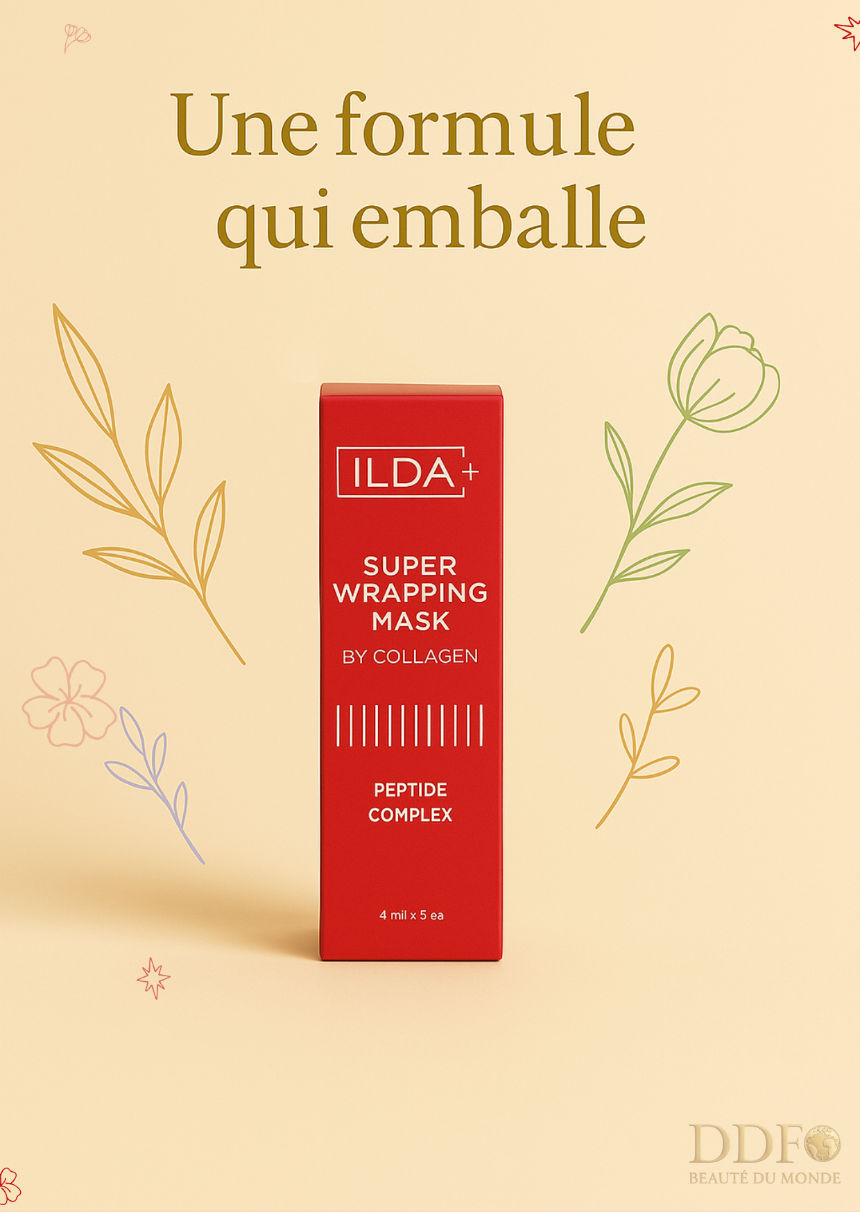 ILDA – Super Wrapping Mask by Collagen Peptide Complex - C’est pas un masque c’est une séance de fermeté en 20 minutes chrono