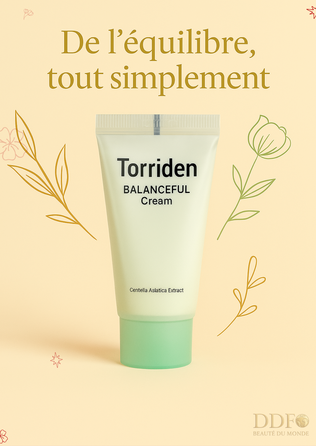 TORRIDEN – Balanceful Cream -
Ta peau n’a pas besoin d’en faire trop. Elle a juste besoin d’équilibre