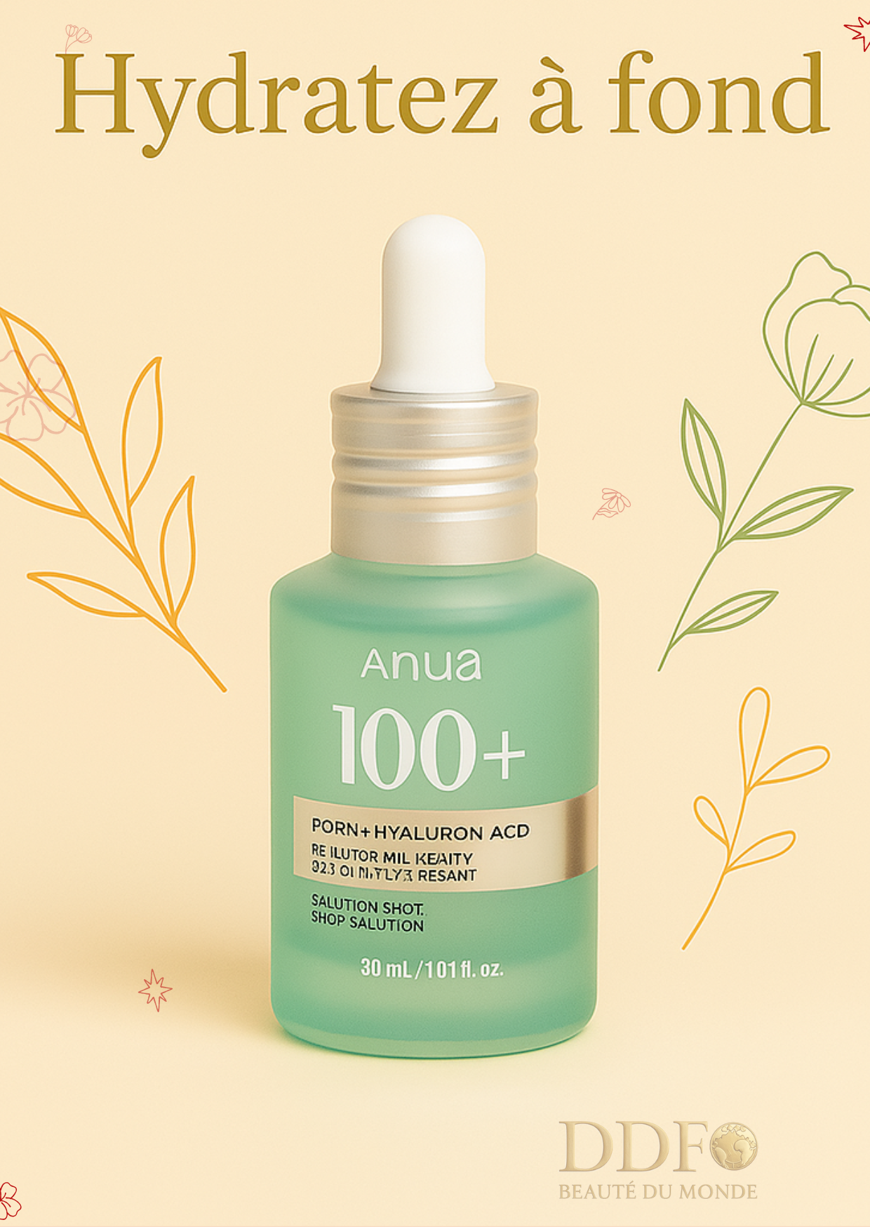 ANUA – 100 PDRN Hyaluron Shot
- Ta peau fatiguée ? Ce sérum, c’est sa séance de rajeunissement express
