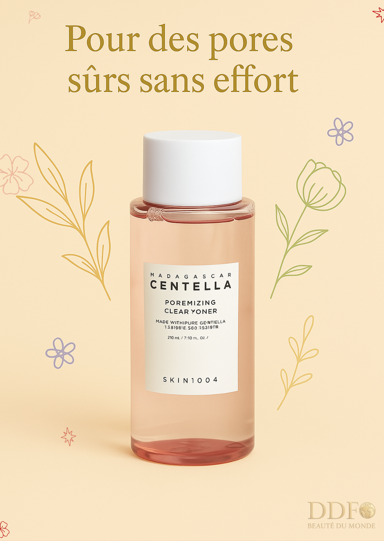 SKIN1004 – Centella Poremizing Clear Toner - Oui, tu peux purifier ta peau... sans l’irriter. Promis, juré, centella
