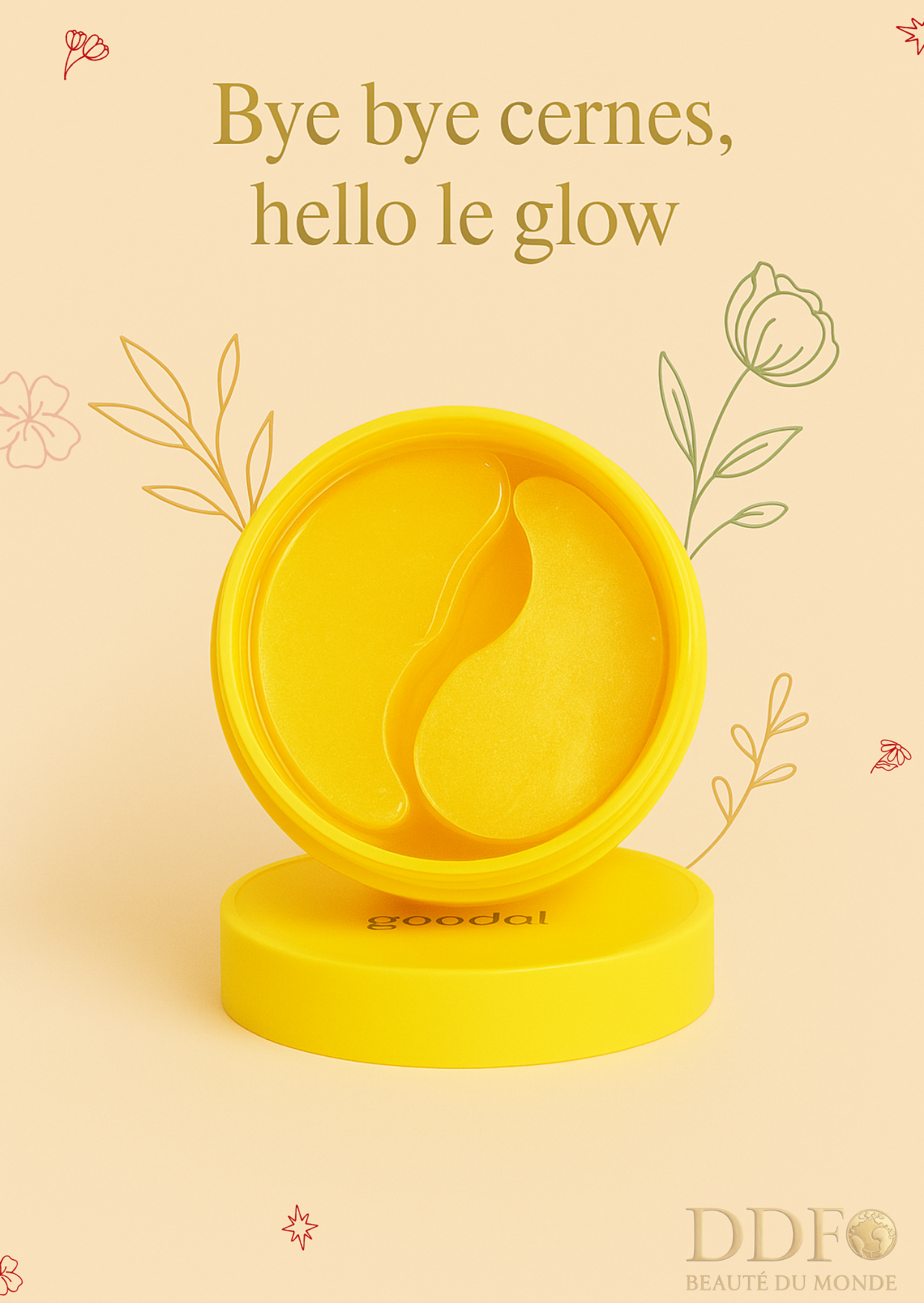 GOODAL – Vita C Eye Gel Patch - Pour des yeux qui disent j’ai dormi 8h même quand ce n’est pas vrai