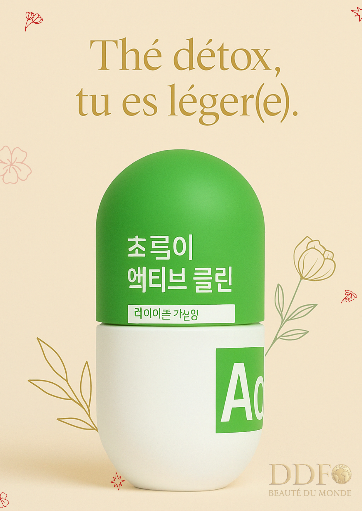 ACTIVE GREEN – Clean GRN+ - Détox, digestion, légèreté : tu vas te sentir aussi clean que ton frigo après un dimanche soir