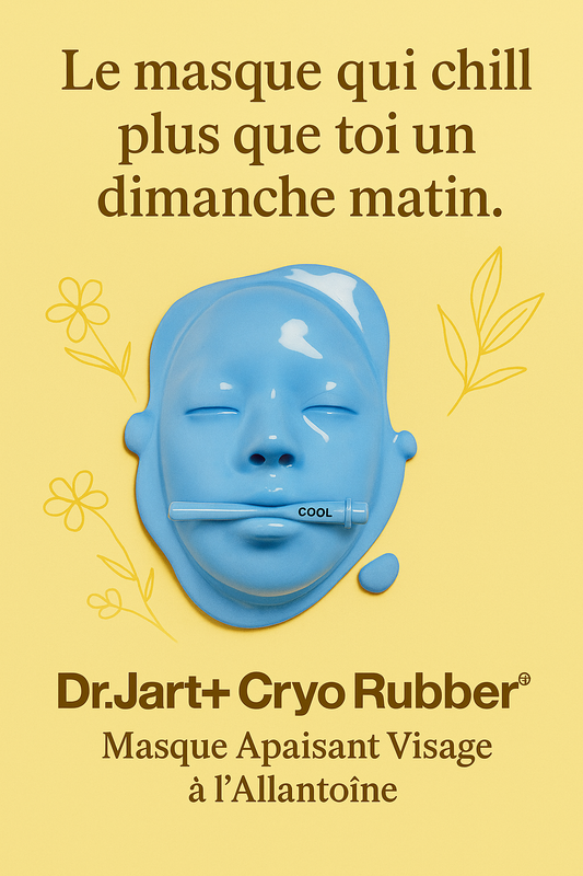 Dr.JART + Cryo Rubber™ - Masque Apaisant Visage à l'Allantoïne. Le masque qui chill plus que toi un dimanche matin